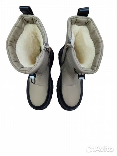 Зимние сапоги ботинки с натуральной шерстью для де