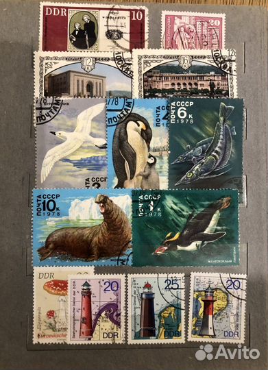 Коллекция марок СССР (более 300 шт)