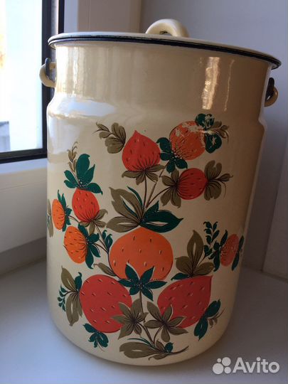 Бидон эмалированный