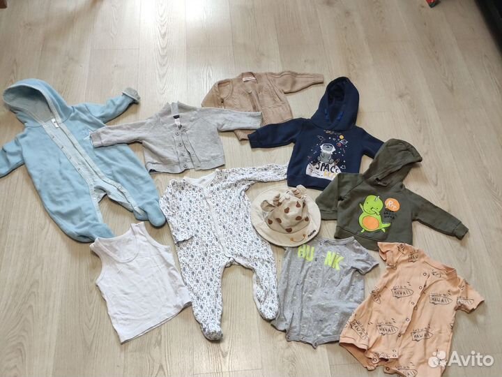 Вещи пакетом на мальчика 62 68