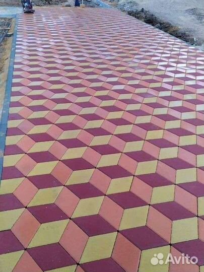 Укладка брусчатка и тротуарная плитка бордюр