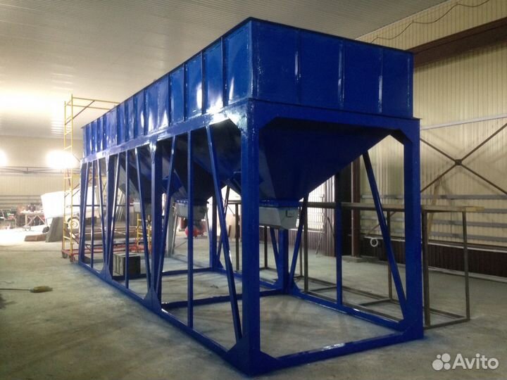 Чертеж дозирующего комплекса инертных мате