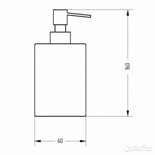Дозатор мыла Migliore Kvant 29745 хром