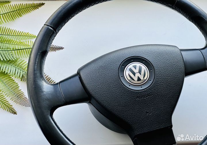 Руль кожа Volkswagen с подушкой безопасности
