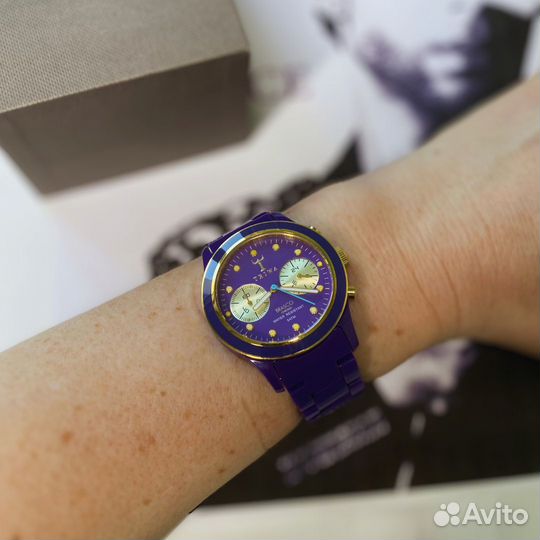 Часы Triwa Purple Rain унисекс