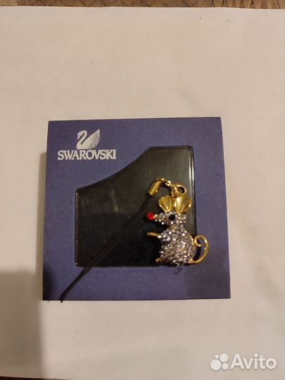 Брелок мышь Swarovski