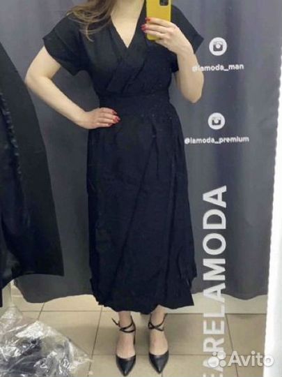 Льняное платье Mondigo