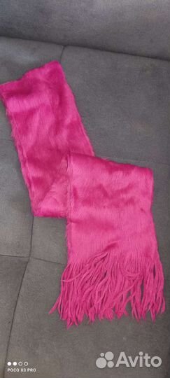 Шапка из ангоры, шарф