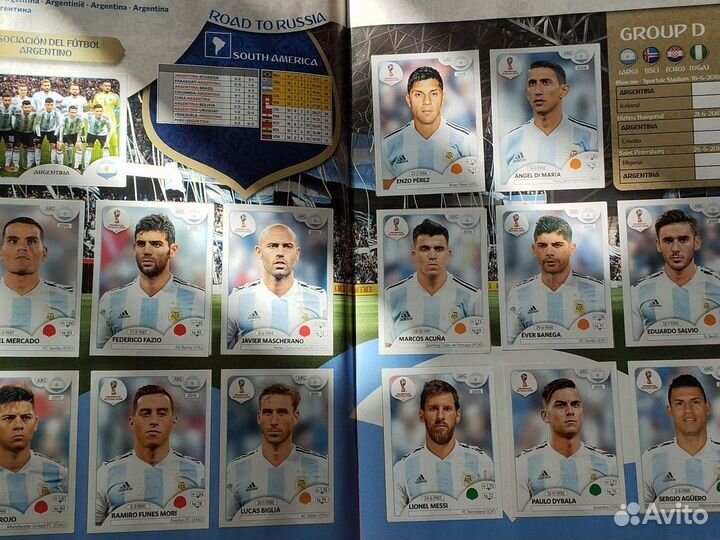 Альбом panini чм 2018