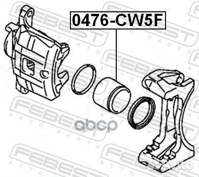 Поршень суппорта mitsubishi outlander 06/ASX 1