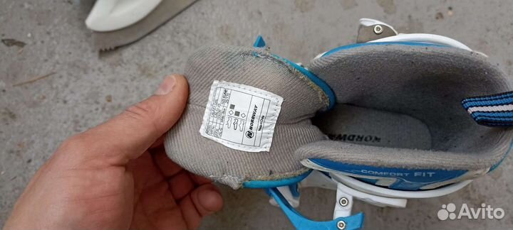 Коньки детские регулируемые размер 26-29