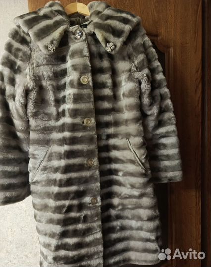 Шуба мутоновая, размер 46