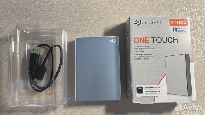 Внешний диск Seagate One touch 4tb