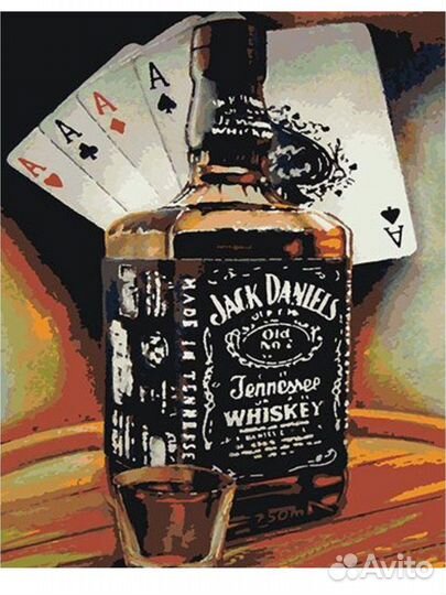 Новая Картина по номерам 40 50 Jack