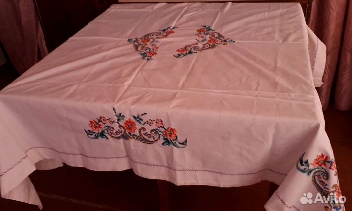Скатерть ручная работа СССР
