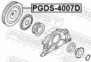 Шкив коленвала pgds4007D Febest