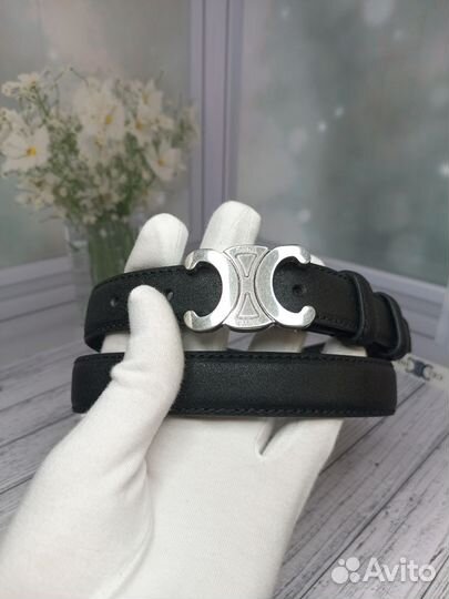 Ремень Женская Celine Люкс Натуральная кожа