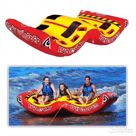 Ватрушка водная 3х местная whacky whopper sportsst