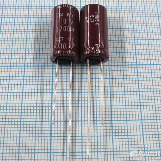 1200uF 10v 10v1200uF 10x20 KY - Электролитический