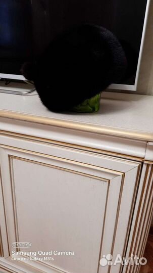 Женский берет из меха норки