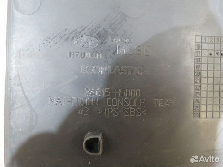 Коврик консоли Hyundai Solaris 2