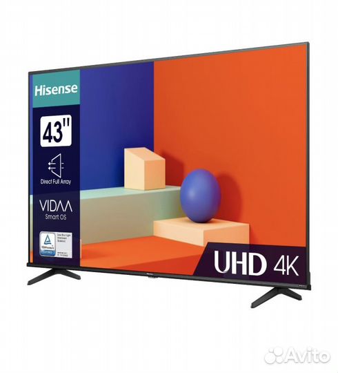 Телевизор Hisense 43A6K,4K UltraHD