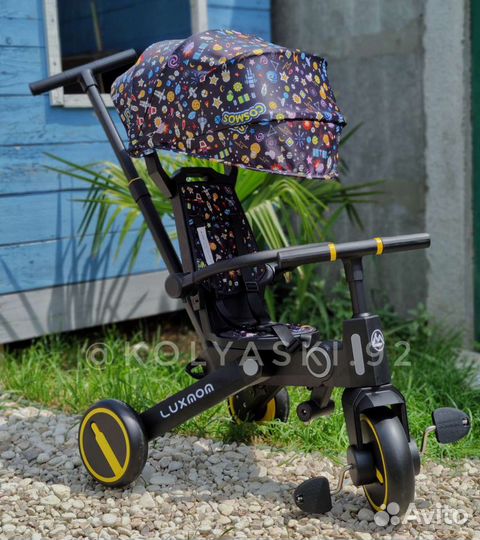 Luxmom (yellow) детский велосипед