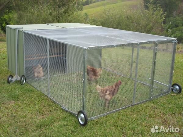 Клетки.выгул загоны для кур
