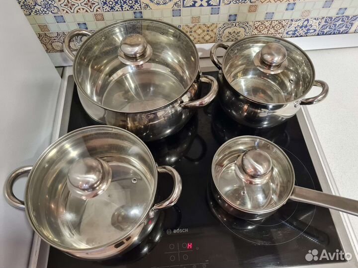 Набор кастрюль из нержавеющей стали