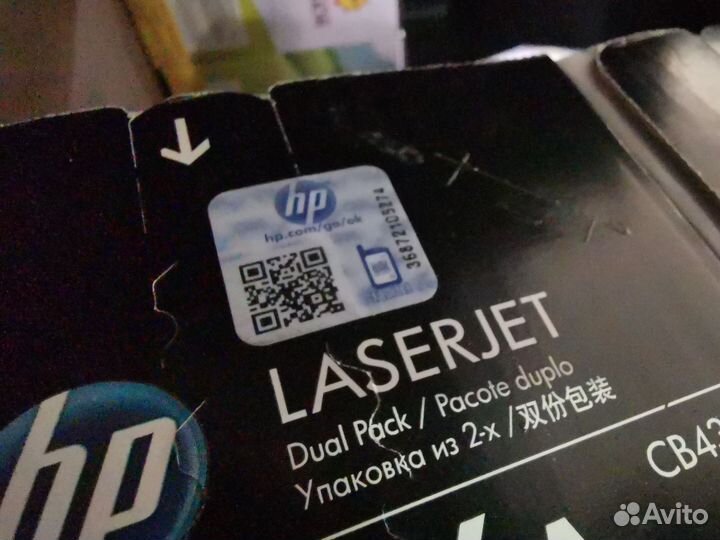 Картридж HP CB436A (36a) оригинальные