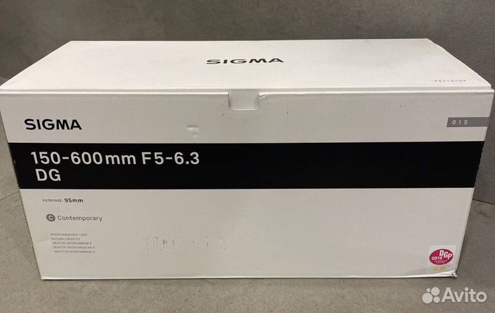 Sigma AF 150-600 f/5.0-6.3 DG OS HSM, Canon, новый