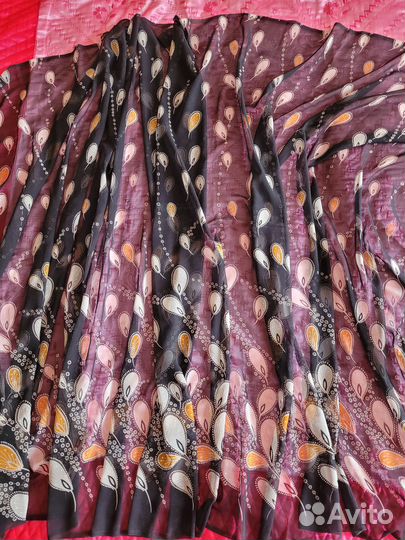 Отрез ткани. Шифон натуральный. 4м.20см