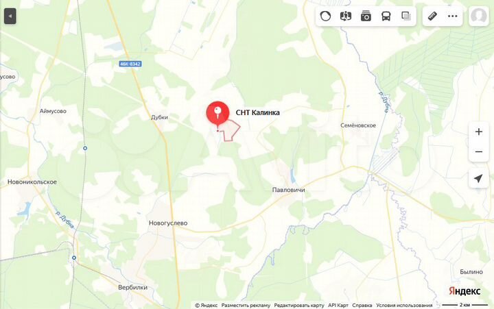 Участок 59,5 сот. (СНТ, ДНП)