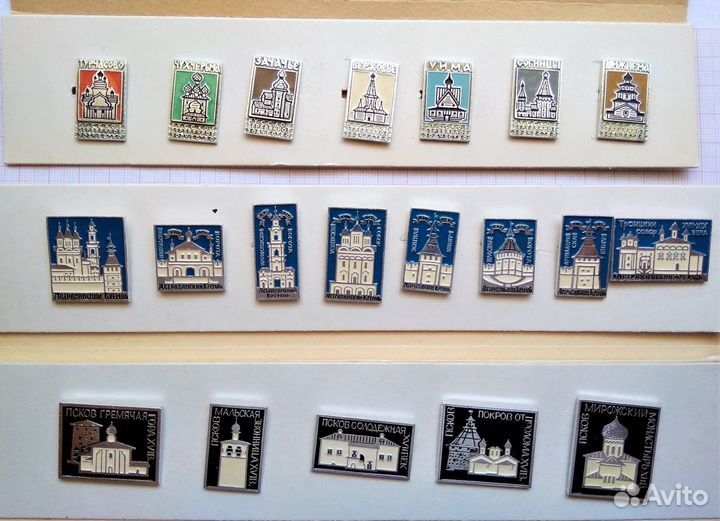 Сувенирные наборы значков СССР 1