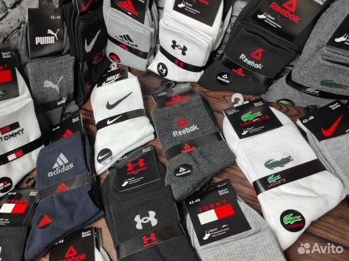 Носки nike adidas tommy reebok puma качество