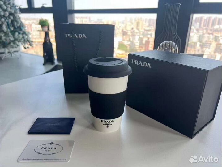 Термос термо-кружка Prada