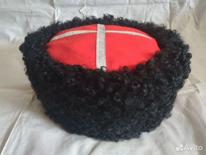 Казачья кубанка.Натур.каракуль.Новая.56-60