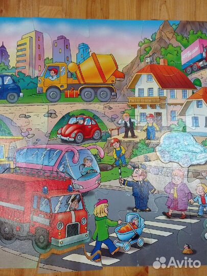 Развивающие игрушки паззл детский 2+