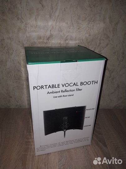 5-секционный акустический экран для микрофона