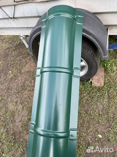 Конёк фигурный для крыши из металлочерепицы