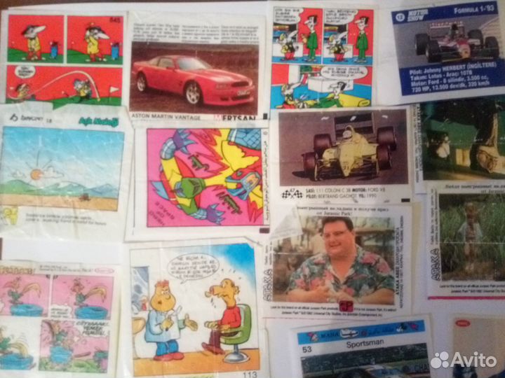 Вкладыши от жевательных резинок СССР