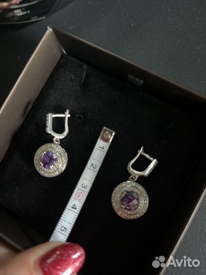 Серьги серебро 925