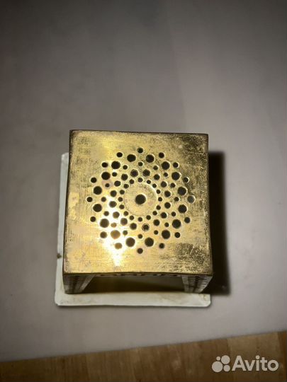 Декоративный светильник, латунь