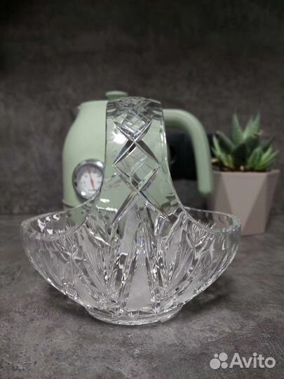 Конфетница хрусталь
