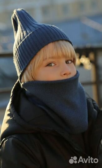 Шапка снуд комплект