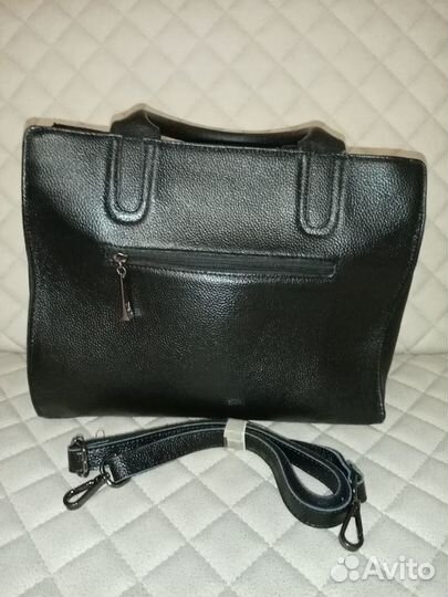 Сумка натуральная кожа, замш