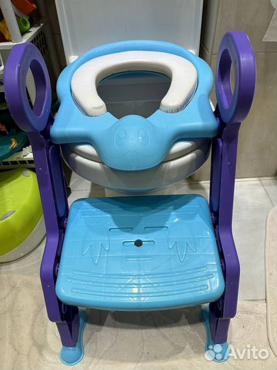 Сидушка на унитаз со ступенькой