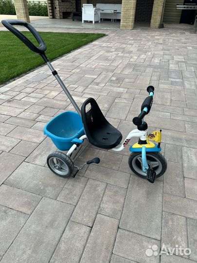 Детский велосипед с ручкой puky