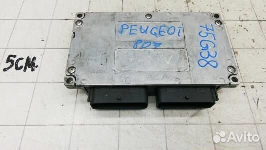 Блок управления двигателем peugeot 807 (75G38PF01)