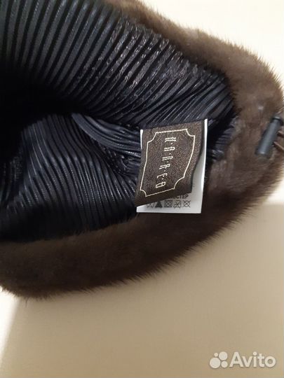 Шапка норковая женская